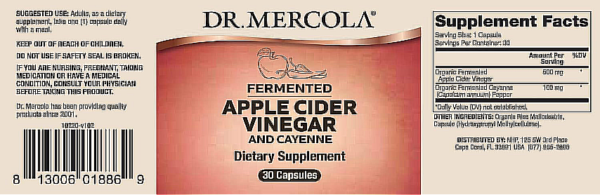 Organic Fermented Apple Cider Vinegar and Cayenne Pepper - Image 2