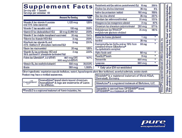 Pure Encapsulations O.N.E. Multivitamin - Image 2